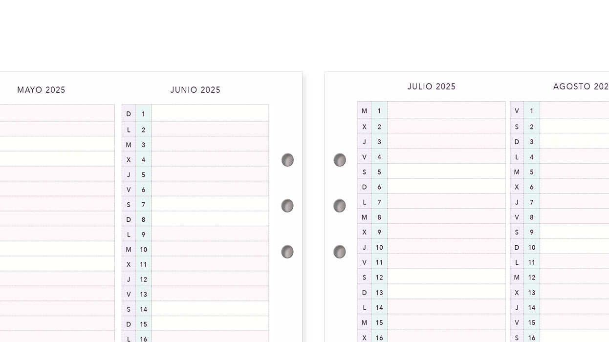 TRACKING MENSUAL EN COLUMNAS >>
