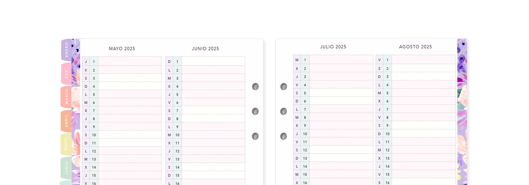 TRACKING MENSUAL EN COLUMNAS >>